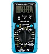 ALLOSUN EM127 Digital Automotive Meter Digital Multimeter RPM Dwell Angel Ignition System Test Du...