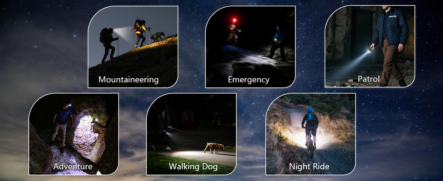 Multi-scenario use of hat clip light clip on flashlight Outdoor adventures