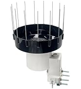 ECOWITT WH40BH Wireless Rain Gauge Outdoor Sensor, with 5cm/1.96in Height Self-Emptying Rainfall ...