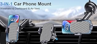 A car phone mount for effortless use