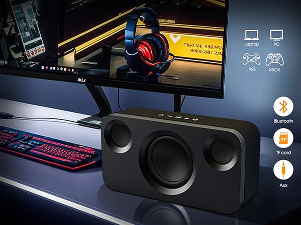Bluetooth Speaker with Deep Bass