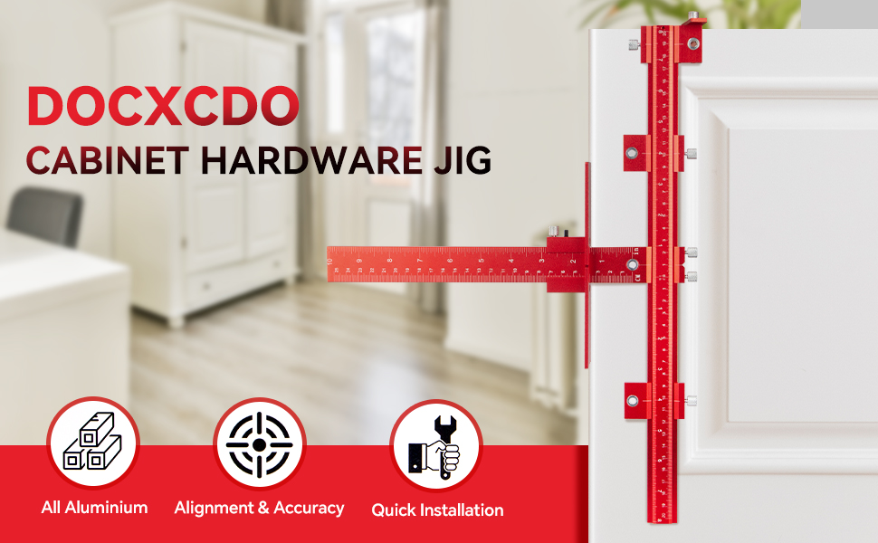 Hardware jig red