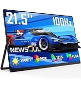 21.5'' Large Portable Monitor for Laptop 100Hz Ultra-Fast IPS Gaming Monitor, QLED 125%sRGB | 200...