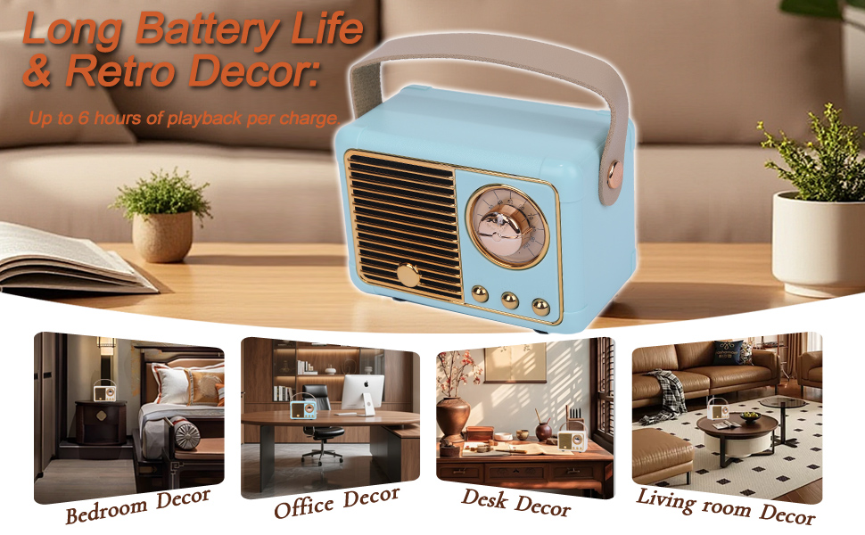 Retro Decor &amp;amp; Long Battery Life