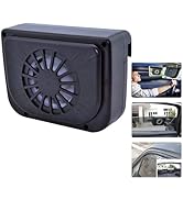 Car Fan Solar Powered Cooling for Car Vent,Ventilator Window Solar Exhaust Radiator Fan,Window Wi...