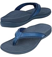 Thearches Women's Flip flops Orthotic Arch Support Sandals, Recovery Supportive Flip flop Slides ...