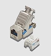 shielded cat6a keystone jacks