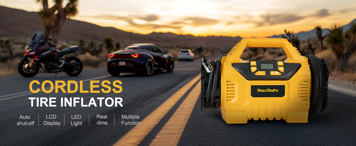 CORDLESS TIRE INFLATOR
