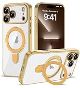 Amzfield Magnetic for iPhone 17 Pro Max Case with Stand [Compatible with MagSafe] [Full Camera Pr...