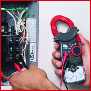 Gardner Bender Analog Multimeter, circuit breaker test