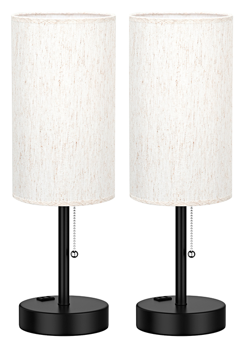 bedside lamps set of 2