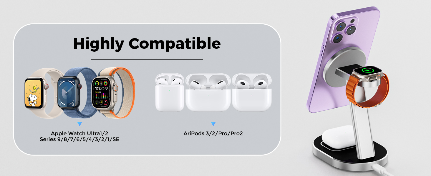 3 in 1 charging station apple