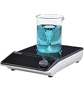 LACHOI Magnetic Stirrer 5.9 inch Magnetic Stir Plate with Stir Bar 200-1600RPM Max Stirring Capac...