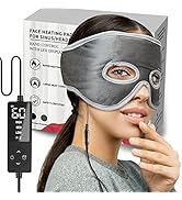 Sinus Relief Mask with 3 Heat Settings for Sinus Pressure Headache Relief, Extra Large Heated Eye...