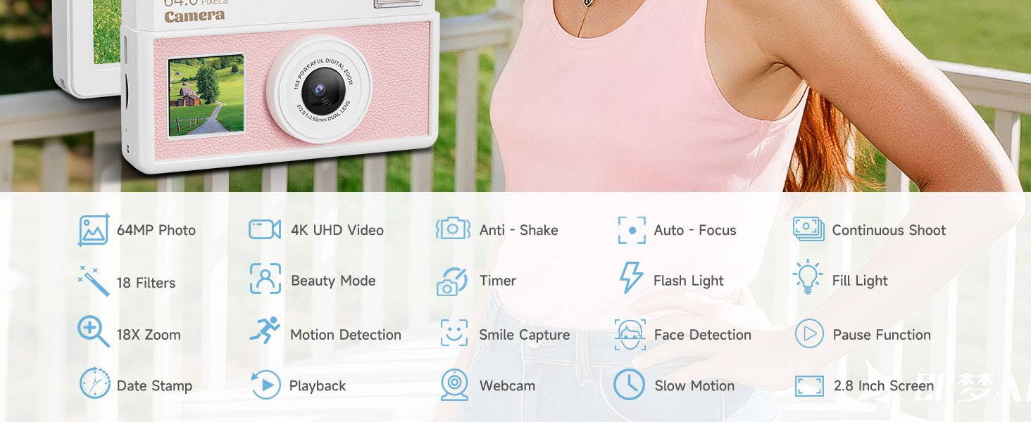 4k digital camera for photography mini digital camera point and shoot digital cameras for kids