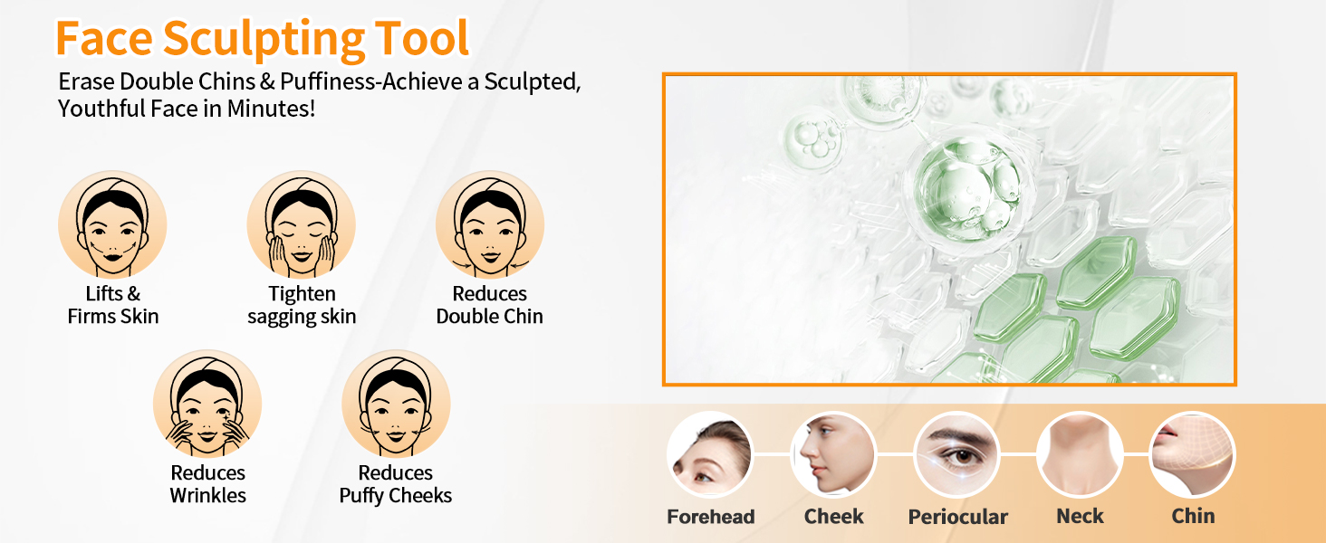 7 Color Face Neck Massager for Skin Care