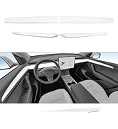 YJMOTOR Fit Dashboard Wrap Compatible with 2016-2021 2022 2023 Tesla Model 3 Model Y ABS Front Do...
