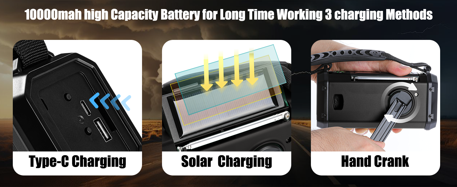 3 charging methods radio