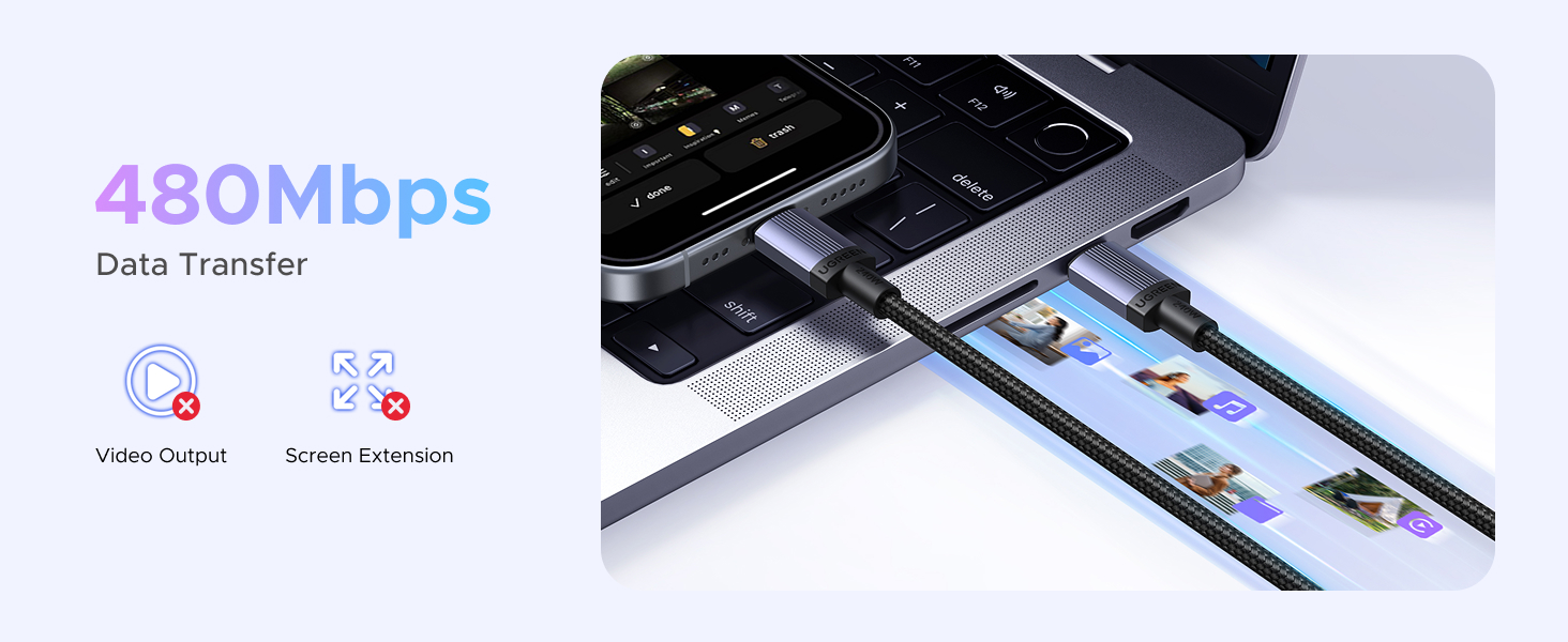 480Mbps data transfer