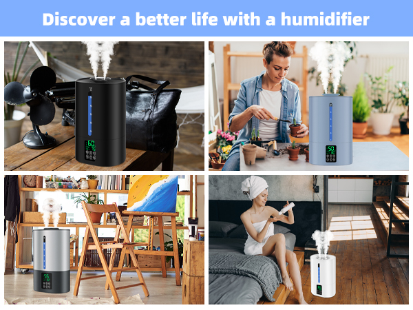 6L Humidifiers for Bedroom Large Room Home