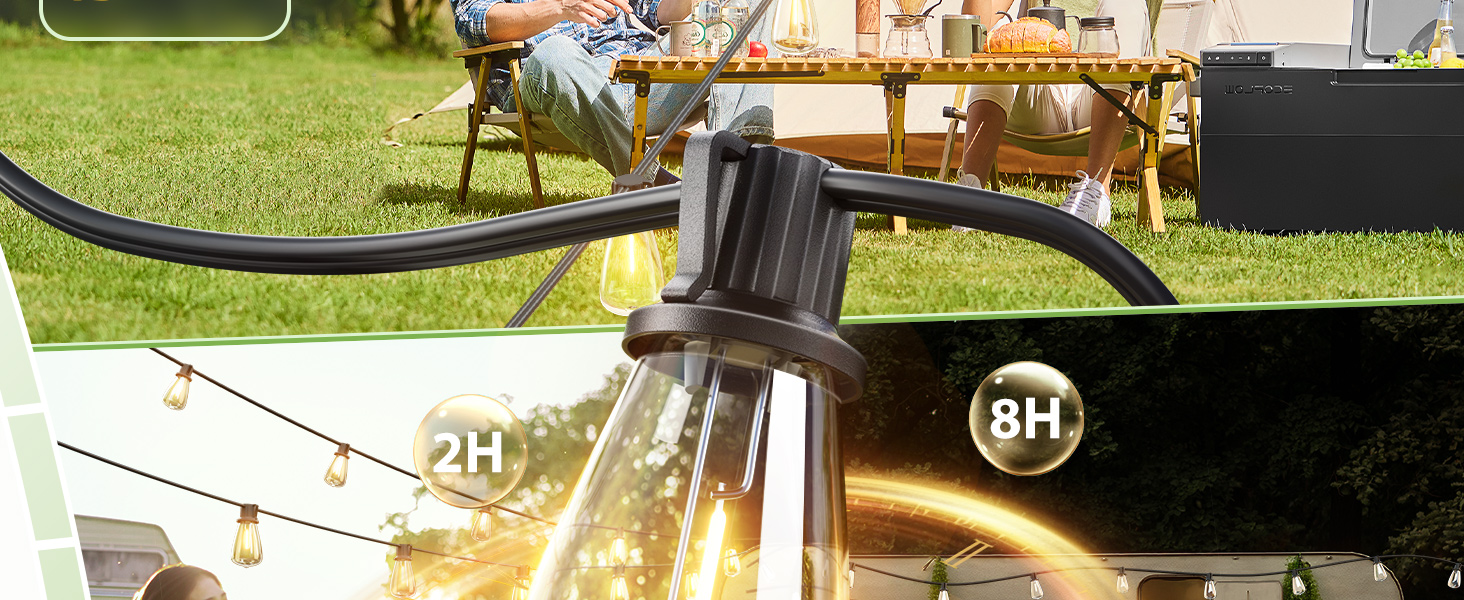 solar string lights outdoor waterproof
