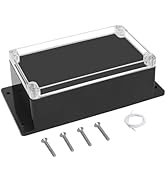 LMioEtool Project Box IP65 Waterproof ABS Plastic Electrical Junction Box with Clear Cover Enclos...