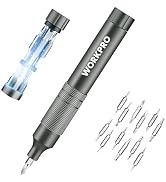 WORKPRO 24 in 1 Multi Bit Mini Screwdriver Set Magnetic, Manual Pen Screwdrivers, Tough S2 Steel ...