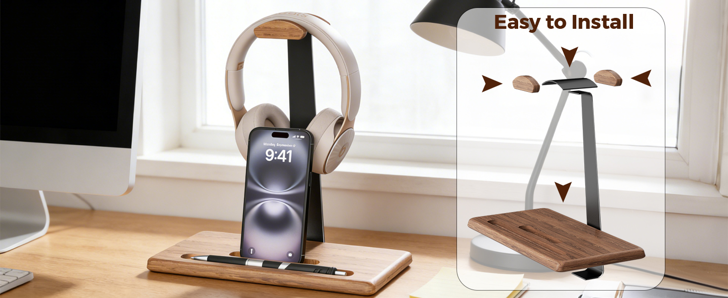 desk headphone hanger