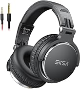 EKSA Wired Over Ear Headphones,Studio Monitor Headphone with Stereo Sound,Hi-Res DJ Stereo Headph...