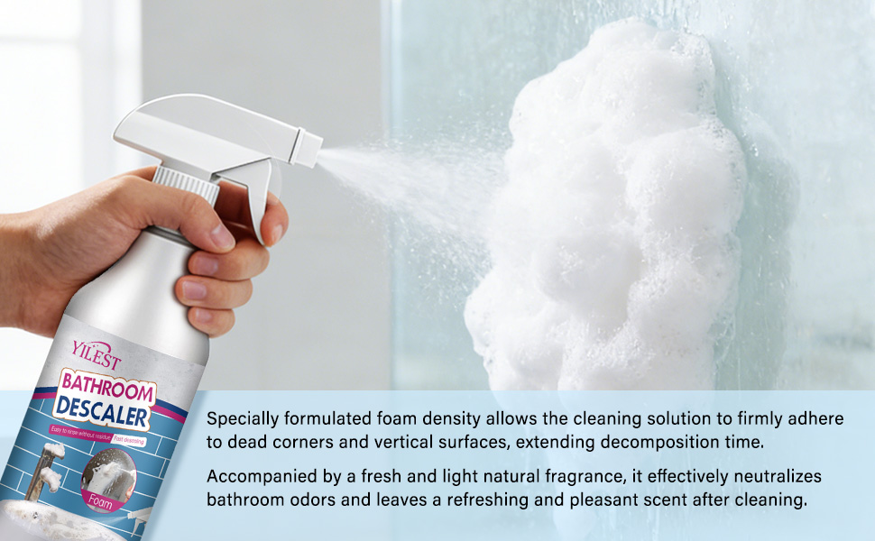 2026 New Multipurpose Bathroom Descaler Foam Cleaner 300ML