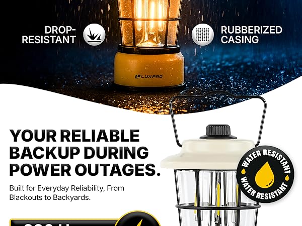 Battery-Powered Emergency Lantern