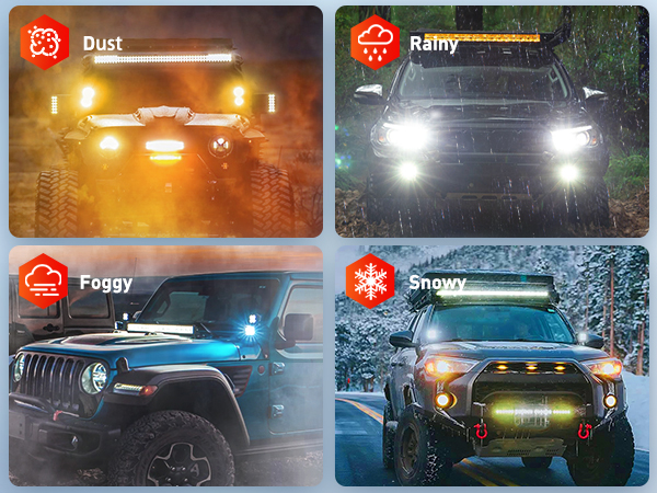 3Inch 42W LED Cube Lights