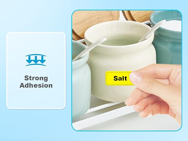 Label Maker Tape, Adapted Label Print Paper Label paper Waterproof Self Adhesive Labeling Tape