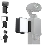 ULANZI LM001 Magnetic Fill Light for DJI Osmo Pocket 4/3/Xtra Muse, 2W 5800K LED Light with CRI =...