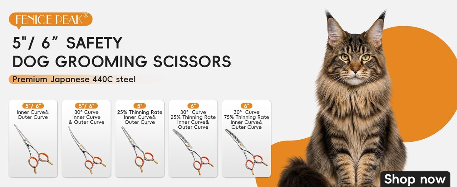dog thinning scissors
