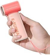 Portable Handheld Turbo Fan, 5 Gear Wind, Battery Operated, Up to 12 Working Hours, Mini Hand Fa...