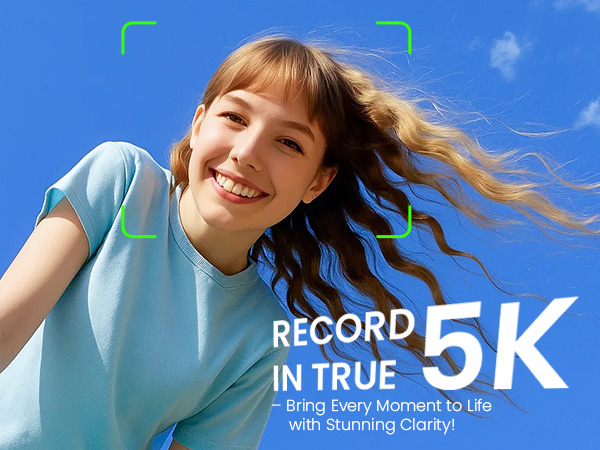 True 5K Digital Camera for Photography