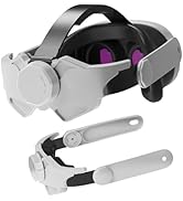 EJGAME Head Strap Compatible with Meta Quest 3,Comfort Adjustable Lightweight VR Headset Elite St...