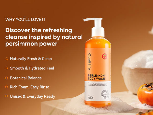 persimmon body wash