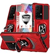 DpS for TCL K32 5G/TCL K33 5G Case with Kickstand, for TCL K32 5G/TCL K33 5G with Screen Protecto...