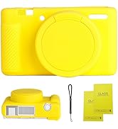 Camera Case for Sony ZV-1,ZV1 Camera Soft Case Cover Rubber Camera Sleeve with Removable Lens Cov...