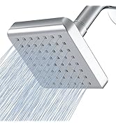 Voolan High Pressure Rain Shower Head - Luxury Modern Look - The Adjustable Replacement For Your ...