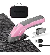 WORKPRO 4V Cordless Electric Scissors With 2 blades, Fabric, Leather, Carpet and Cardboard Cutter...