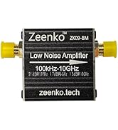 AURSINC ZK09-BM LNA Amplifier, Ultra-Broadband Low Noise, 100k-10GHz, 21db Gain@10MHz, USB Interf...