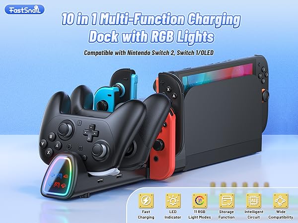 switch 2 controller charger dock