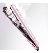 Beautigo Steam Hair Straightener, Steam Reduces Damage, Nourishes Hair,20s Fast Heating, Gold Rose