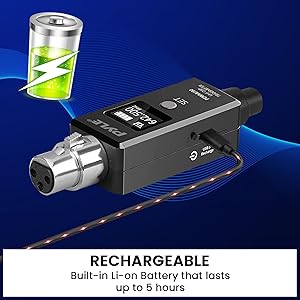 Multifunctional UHF Wireless XLR Adapter System,