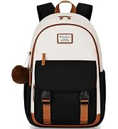 WINDARS School Backpack for Teen Girls, Cute College Backpacks for Women Students Aesthetic Bookb...