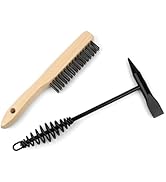 2 Pack Welding Chipping Hammer and Wire Brush Set – 11" Hammer with Coil Spring Handle, Cone and ...