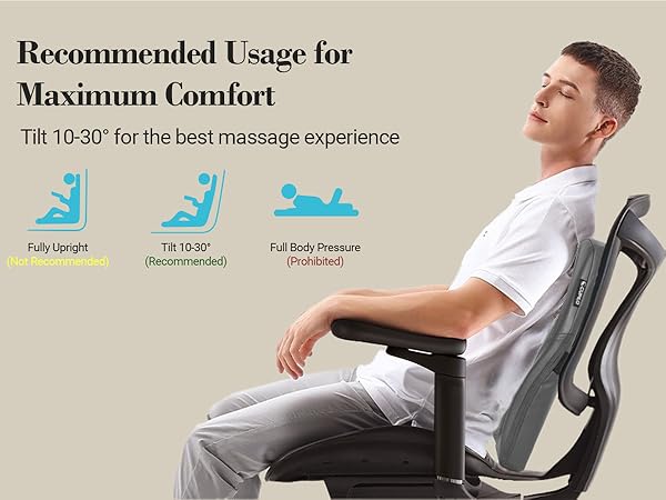 Cupilo back massager with heat